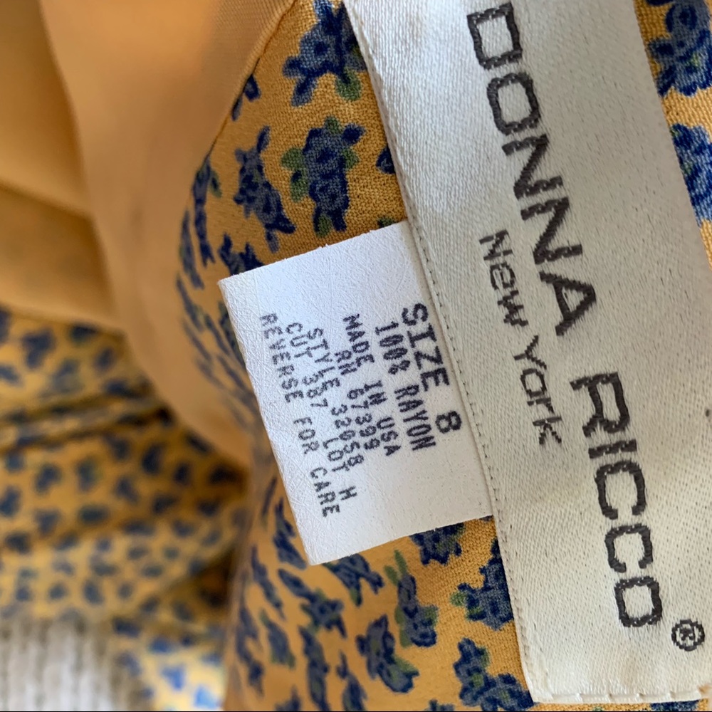Donna Ricco yellow maxi dress - Picture 8 of 8